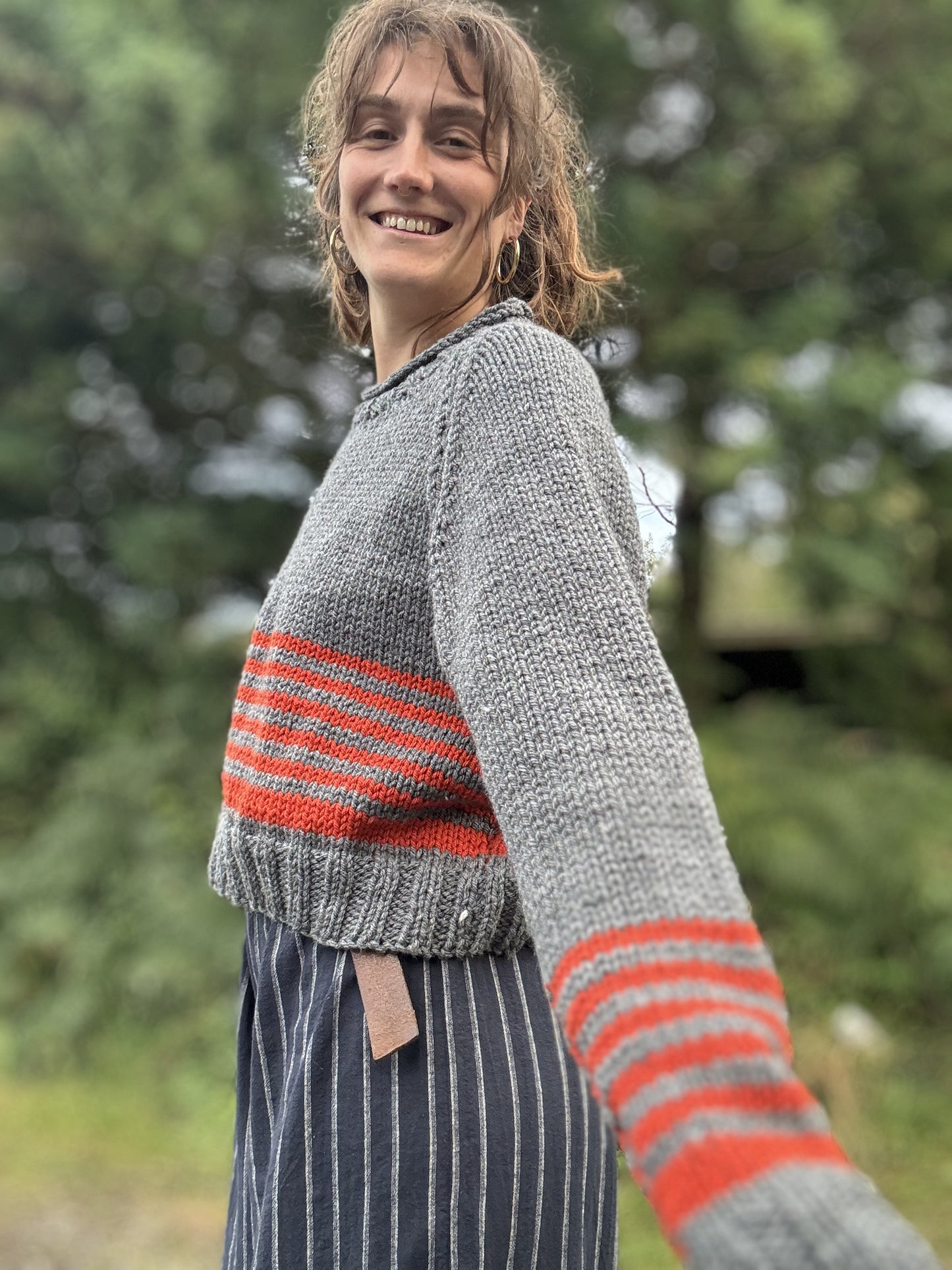 RAGLAN Stripe Jumper. 4960