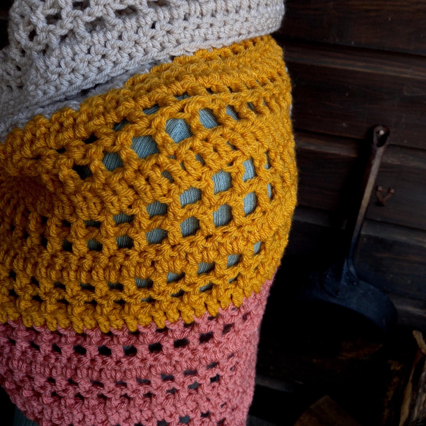 GOOD LIFE Wrap. Various Colours. Handmade in England.