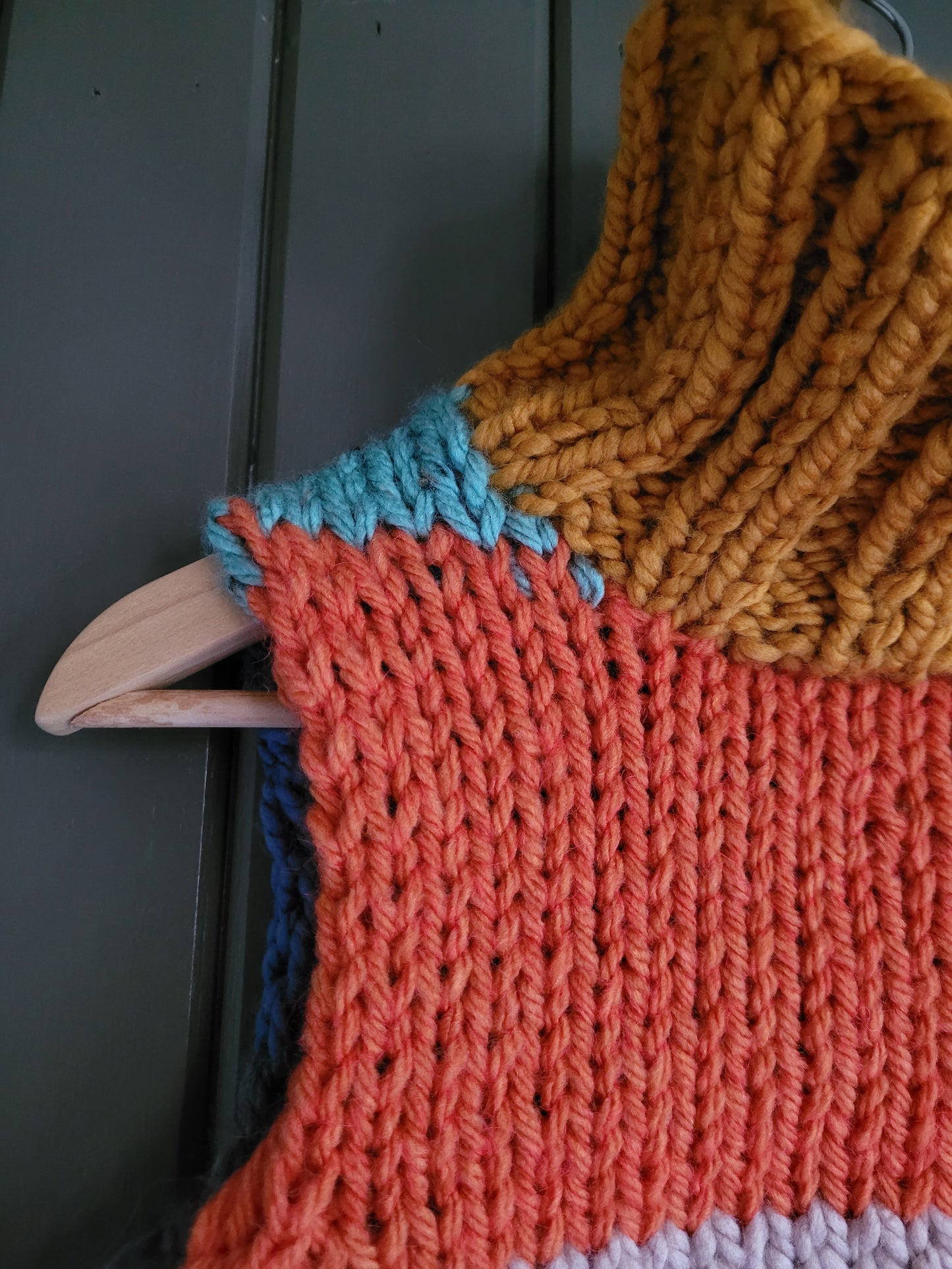 VEST Roll Neck. Super Chunky. View Stock.