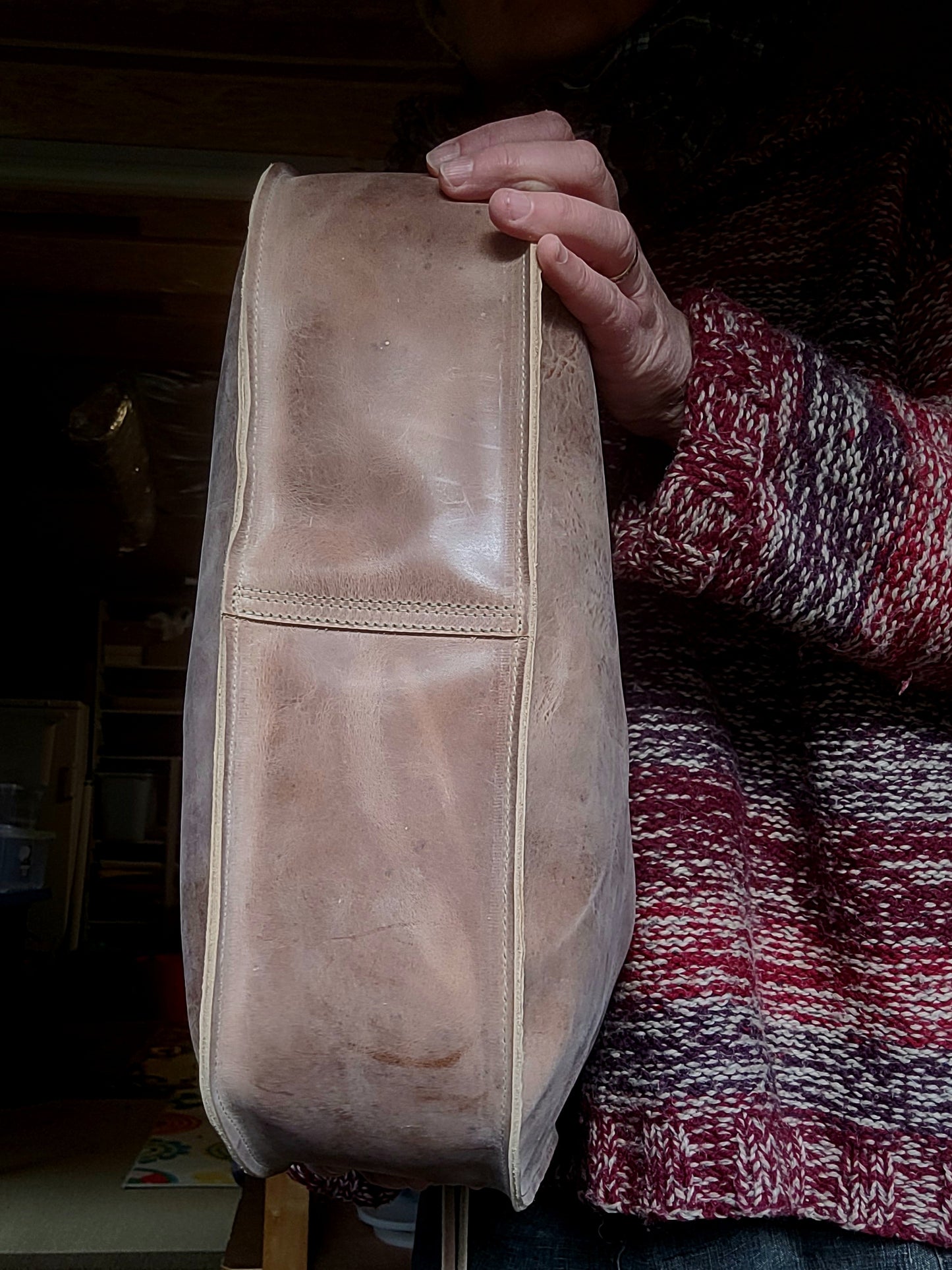 MAGGIE Bag. Light Oak. Oak Leaves. No.5176