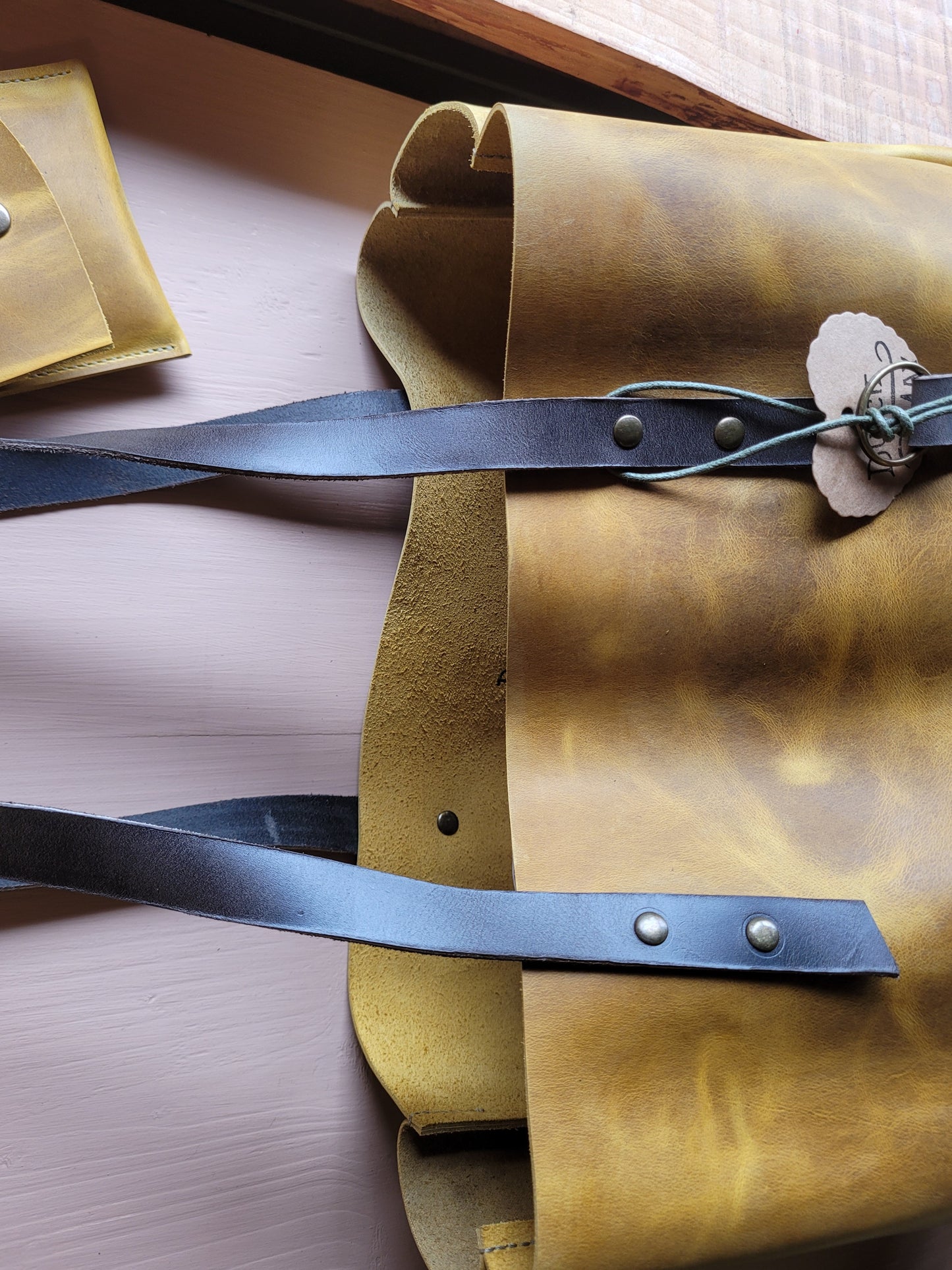 MAY Bag. Green Ochre. Oak Leaves. No.5181