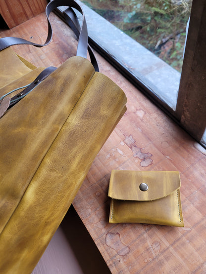 MAY Bag. Green Ochre. Oak Leaves. No.5181