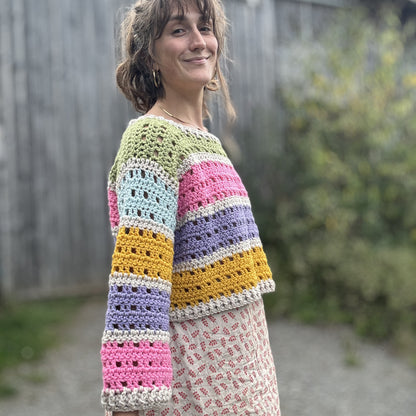 BOXY Crop Jumper. 4967