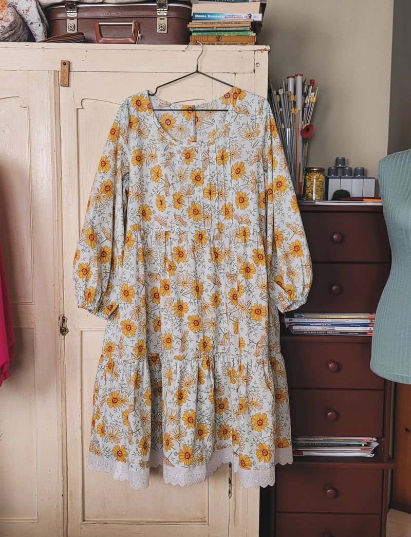 MEADOW Dress. Daisy. Handmade in England.