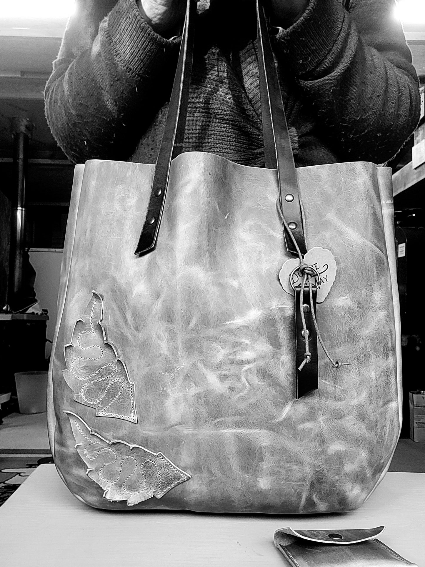 MAY Bag. Green Ochre. Oak Leaves. No.5181