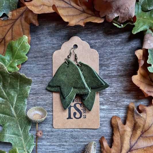 IVY LEAF Earrings. View Stock.